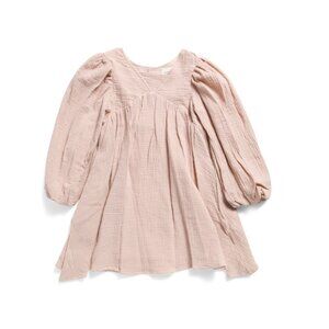 MABEL AND HONEY Pink Toddler Girls Textured Dress